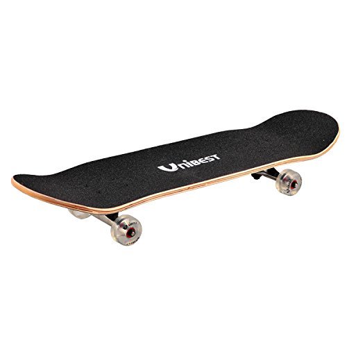 Unibest Skateboard Deck Funboard Holzboard komplett 80x20cm Ahornholz