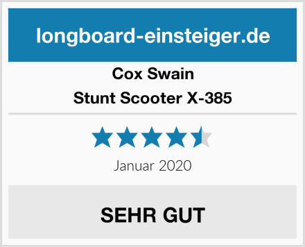 Cox Swain Stunt Scooter X-385 Test