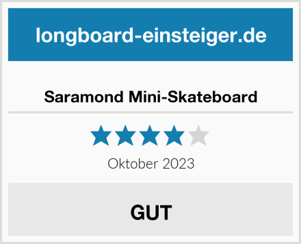  Saramond Mini-Skateboard Test