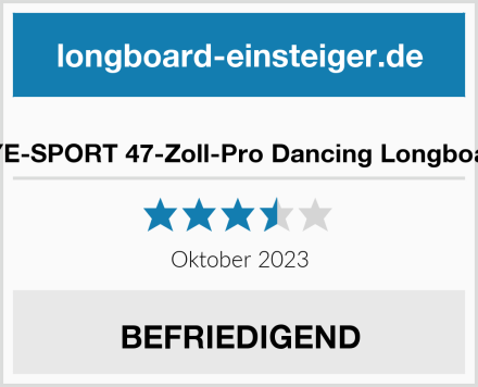  HYE-SPORT 47-Zoll-Pro Dancing Longboard Test