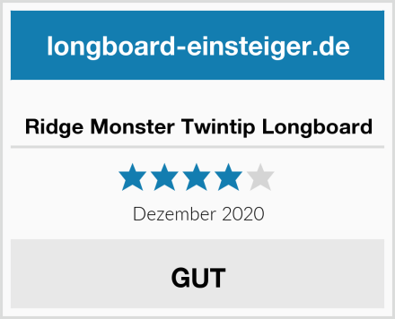  Ridge Monster Twintip Longboard Test