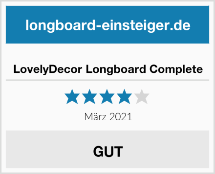  LovelyDecor Longboard Complete Test
