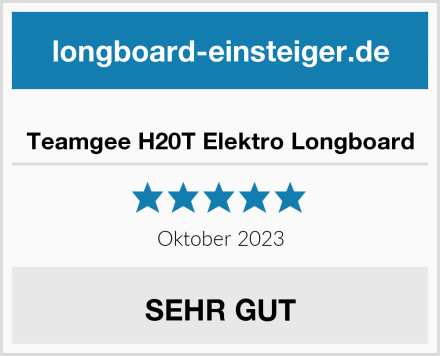  Teamgee H20T Elektro Longboard Test