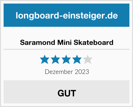  Saramond Mini Skateboard Test