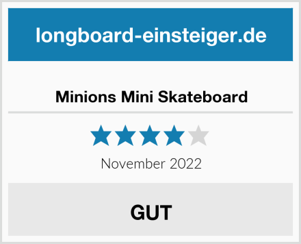  Minions Mini Skateboard Test