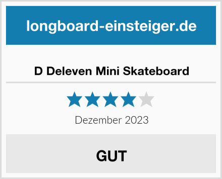  D Deleven Mini Skateboard Test